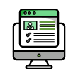 imagen pantalla computador con popup formulario