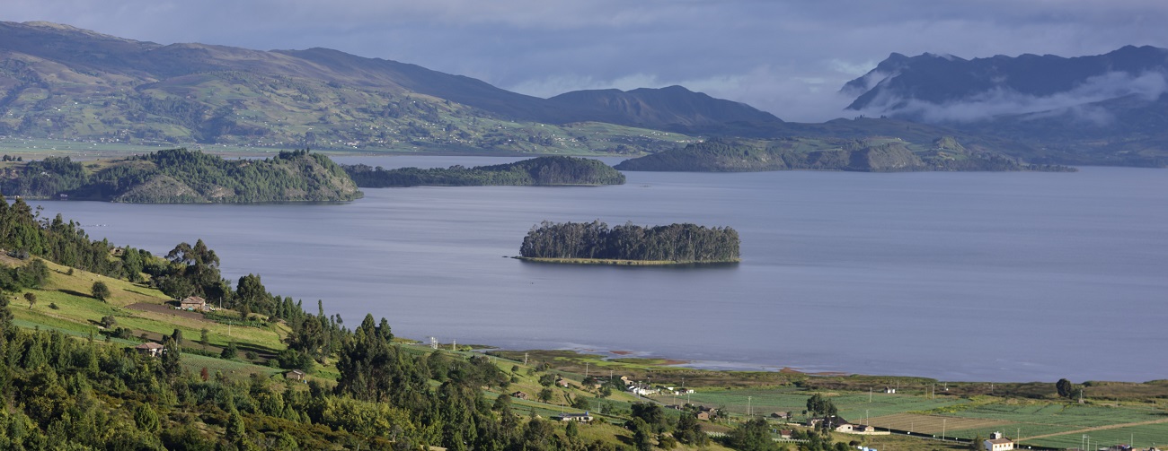 ¿Hacia dónde vamos? lago de tota vista aerea