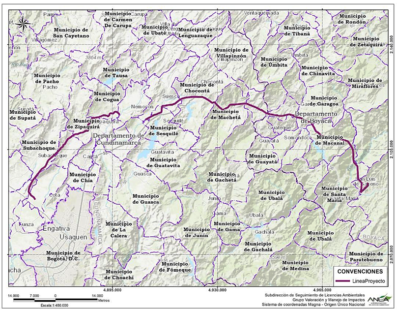 mapa doble calzad