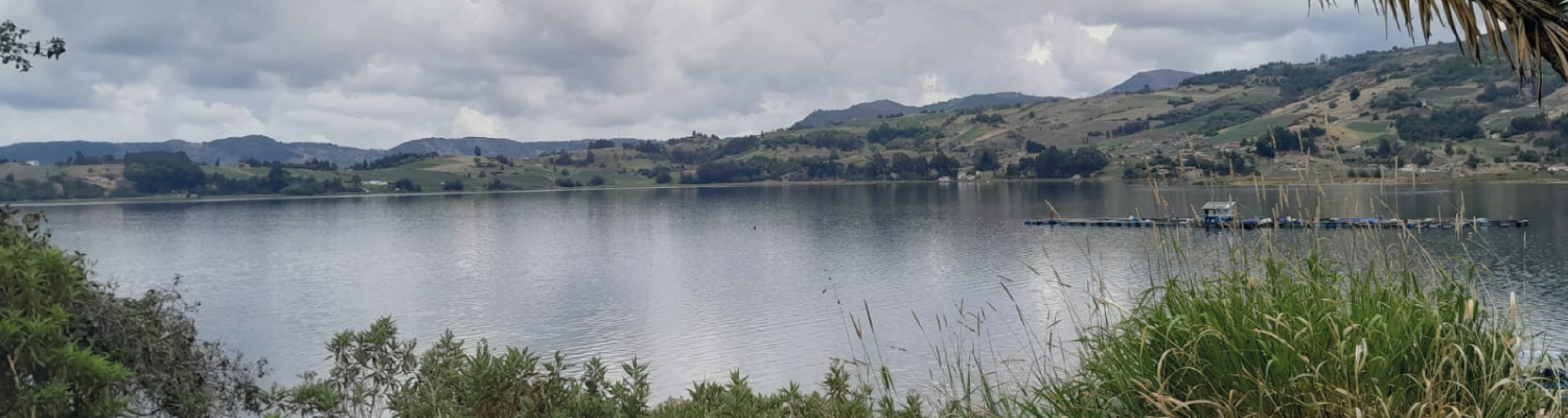 Panorámica del lago de Tota