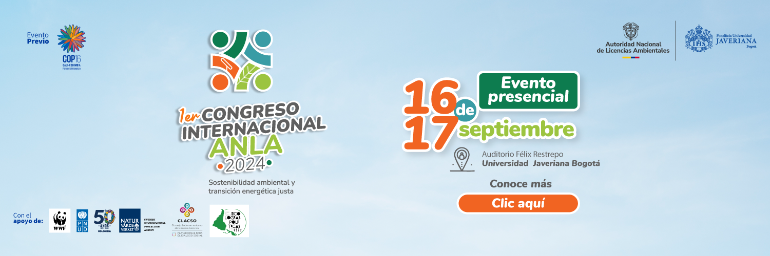 Imagen de invitación al Primer Congreso Internacional ANLA